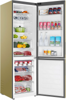 Двухкамерный холодильник Haier C4F640CGGU1, золотистый
