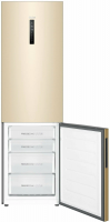 Двухкамерный холодильник Haier C4F640CGGU1, золотистый