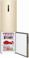 Двухкамерный холодильник Haier C4F640CGGU1, золотистый