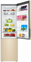 Двухкамерный холодильник Haier C4F640CGGU1, золотистый
