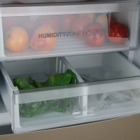 Двухкамерный холодильник Haier C4F640CGGU1, золотистый