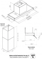 Встраиваемая вытяжка Pando TIS/60 CR.NEGRO V.850