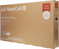 Телевизор LED LG 55NANO81A6A.ARUG, Smart TV, синяя сажа