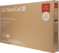 Телевизор LED LG 55NANO80A6B.ARUG, Smart TV, синяя сажа