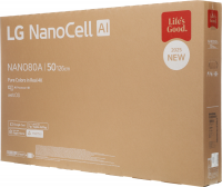 Телевизор LED LG 50NANO80A6B.ARUG, Smart TV, синяя сажа