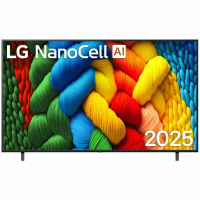 Телевизор LED LG 75NANO80A6B.ARUG, Smart TV, черный