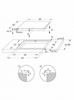 Варочная панель индукционная Gorenje GI6442BSCE, черный