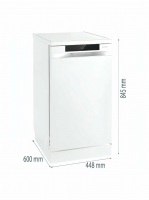 Посудомоечная машина Gorenje GS541D10W, белый