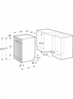 Посудомоечная машина Gorenje GS541D10W, белый