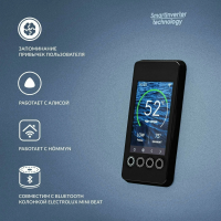 Водонагреватель накопительный Electrolux EWH 100 SmartInverter Grafit, черный
