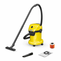 Профессиональный пылесос Karcher WD 3 V-17/4/20 (1.628-127.0) желтый/черный