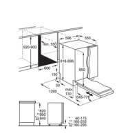 Встраиваемая посудомоечная машина Electrolux KES27200L