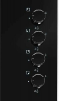 Варочная поверхность газовая Electrolux KGG6407K, черный
