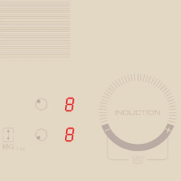 Индукционная варочная панель Hiberg I-MS 6049 Y, бежевый