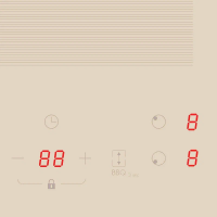 Индукционная варочная панель Hiberg I-MS 6049 Y, бежевый