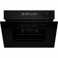 Компактный электрический духовой шкаф Hiberg MS-VM 5115 B SMART, черный