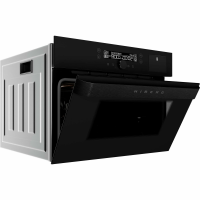 Компактный электрический духовой шкаф Hiberg MS-VM 5115 B SMART, черный