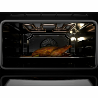 Компактный электрический духовой шкаф Hiberg MS-VM 5115 B SMART, черный