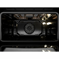 Компактный электрический духовой шкаф Hiberg MS-VM 5115 B SMART, черный