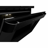Компактный электрический духовой шкаф Hiberg MS-VM 5115 B SMART, черный