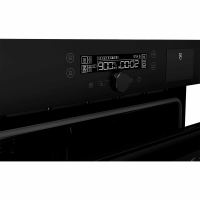 Компактный электрический духовой шкаф Hiberg MS-VM 5115 B SMART, черный