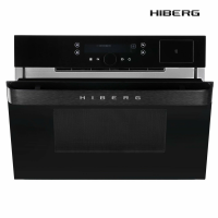 Компактный электрический духовой шкаф Hiberg MS-VM 5115 B SMART, черный