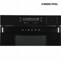 Компактный электрический духовой шкаф Hiberg MS-VM 5115 B SMART, черный