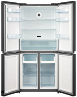 Холодильник Korting KNFM 81787 GN (чёрный/стекло)