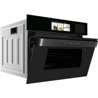 Компактный электрический духовой шкаф Hiberg S-VM 5615 B i-SMART, черный