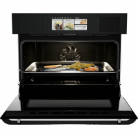 Компактный электрический духовой шкаф Hiberg S-VM 5615 B i-SMART, черный