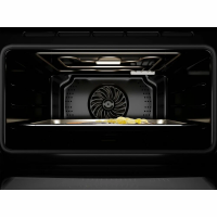 Компактный электрический духовой шкаф Hiberg S-VM 5615 B i-SMART, черный