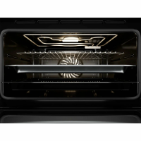 Компактный электрический духовой шкаф Hiberg S-VM 5615 B i-SMART, черный