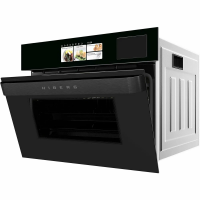 Компактный электрический духовой шкаф Hiberg S-VM 5615 B i-SMART, черный