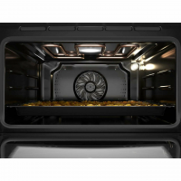 Компактный электрический духовой шкаф Hiberg S-VM 5615 B i-SMART, черный