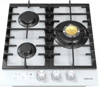 Газовая варочная панель Hiberg VM 4235 W, белый