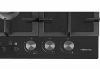 Газовая варочная панель Hiberg VM 4535 B, черный