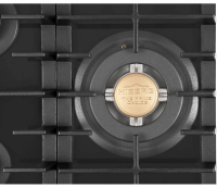 Газовая варочная панель Hiberg VM 4535 B, черный