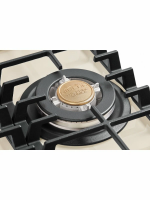 Газовая варочная панель Hiberg VM 4535 Y, бежевый