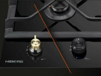 Комбинированная варочная панель Hiberg VM 6021 B, черный
