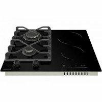Комбинированная варочная панель Hiberg VM 6021 B, черный