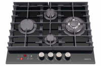 Газовая варочная панель Hiberg VM 6145 B, черный