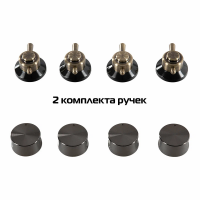 Газовая варочная панель Hiberg VM 6145 B, черный