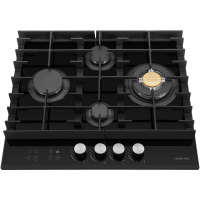 Газовая варочная панель Hiberg VM 6145 B, черный