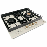 Газовая варочная панель Hiberg VM 6145 RY, бежевый