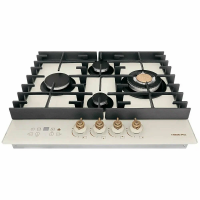 Газовая варочная панель Hiberg VM 6145 RY, бежевый