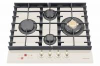 Газовая варочная панель Hiberg VM 6145 RY, бежевый