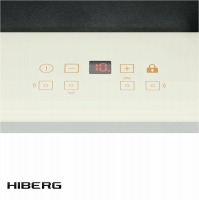 Газовая варочная панель Hiberg VM 6145 RY, бежевый
