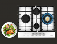 Газовая варочная панель Hiberg VM 6145 W, белый