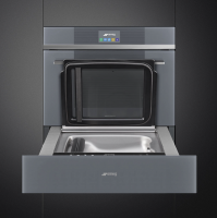 Встраиваемый шкаф шоковой заморозки Smeg SAB4104S, серебристый