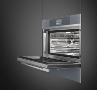 Встраиваемый шкаф шоковой заморозки Smeg SAB4104S, серебристый